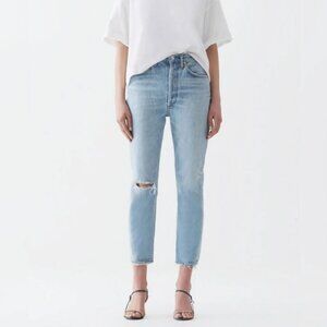 Riley High Rise Straight Crop Agolde Jeans in a Size 25!